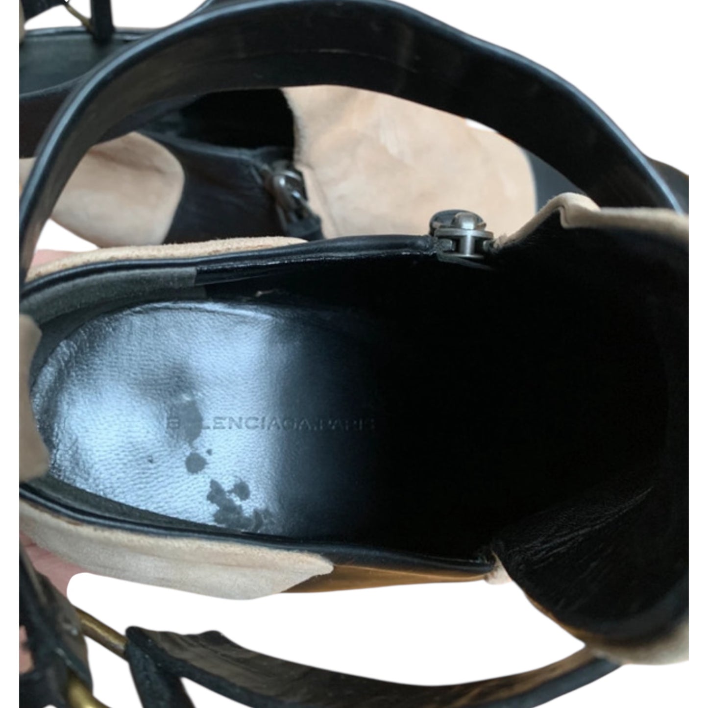 Boots compensées Balenciaga T.38