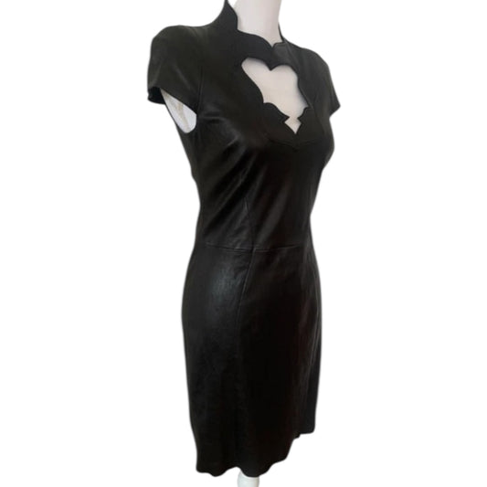 Robe en cuir Jitrois T36