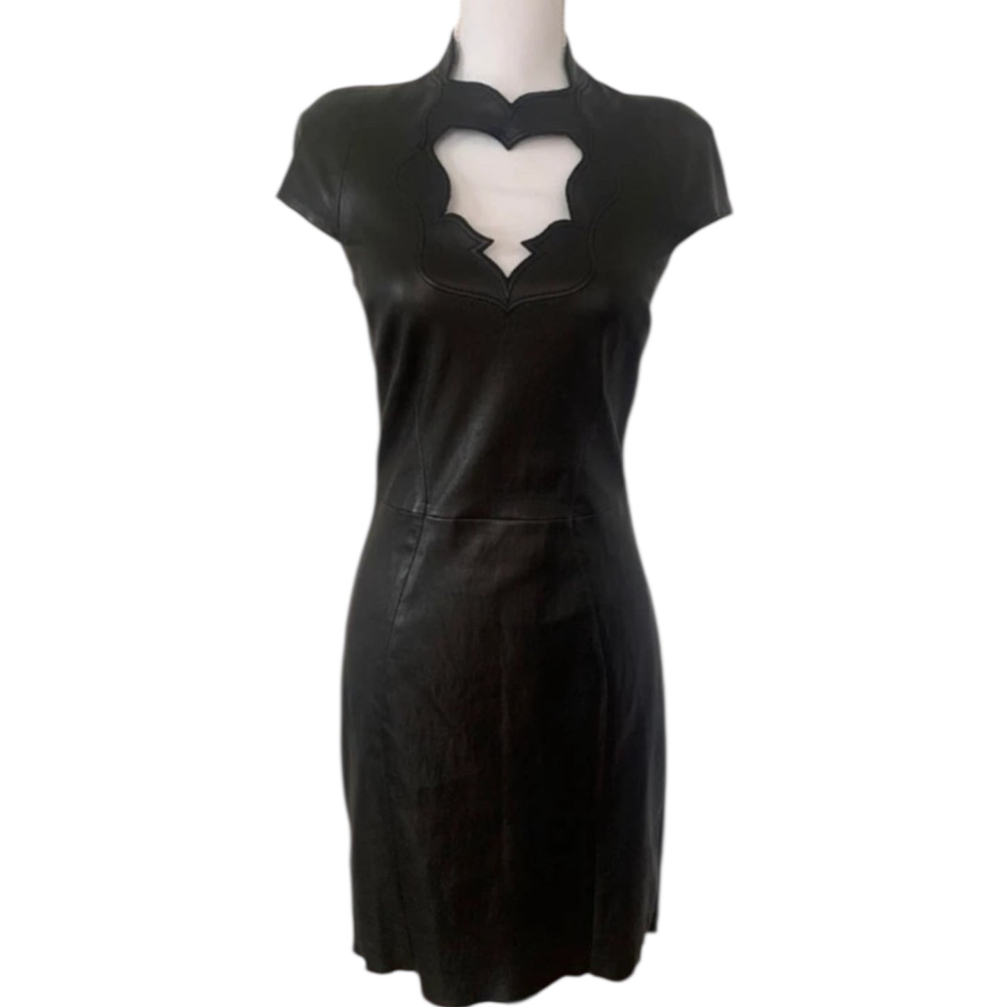 Robe en cuir Jitrois T36