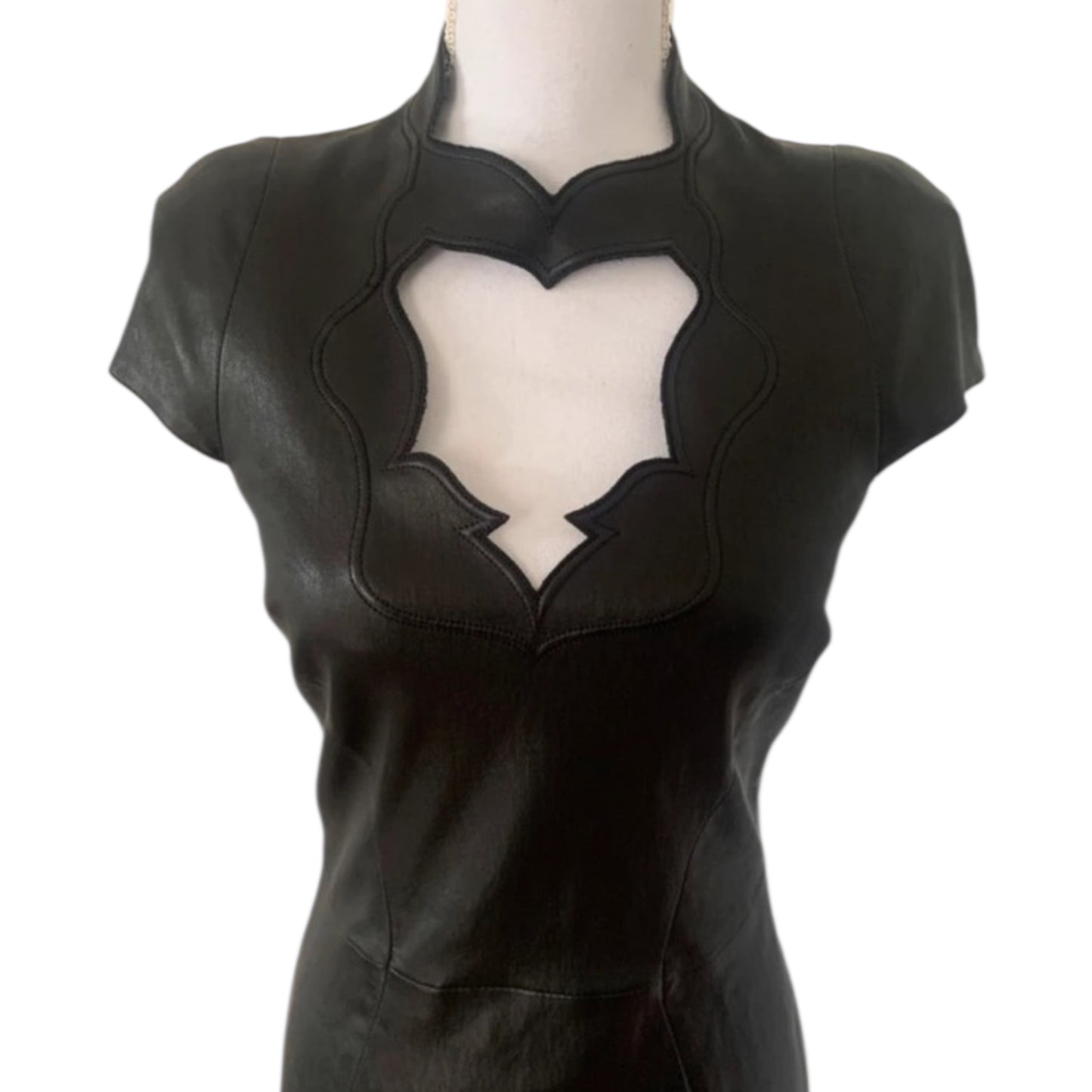 Robe en cuir Jitrois T36